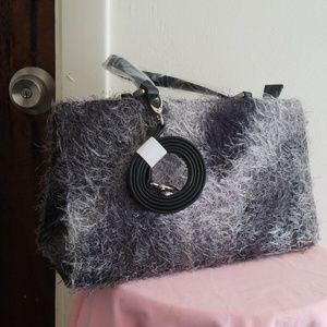 DIVA collection Summer handbag black sliver and go
